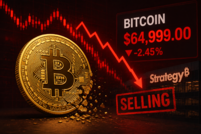 Bitcoin Dips Below $65,000 Amidst Strategy Selling Concerns
