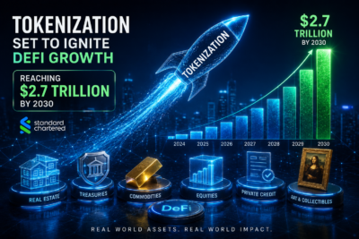 Tokenization Set to Ignite DeFi Growth, Reaching $2.7 Trillion by 2030 Standard Chartered