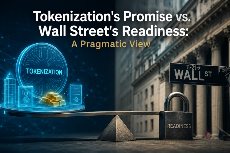 Tokenization's Promise vs. Wall Street's Readiness A Pragmatic View